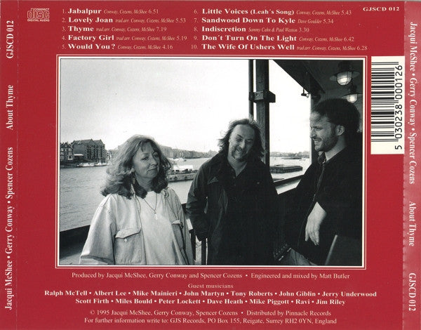 Jacqui McShee • Gerry Conway • Spencer Cozens : About Thyme (CD, Album)