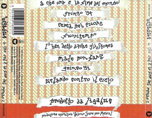 Luciano Ligabue : A Che Ora È La Fine Del Mondo? (CD, Album, RE, RM, RP)