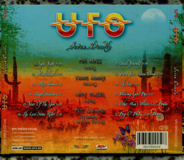 UFO (5) : Seven Deadly (CD, Album, Ltd, Dig)