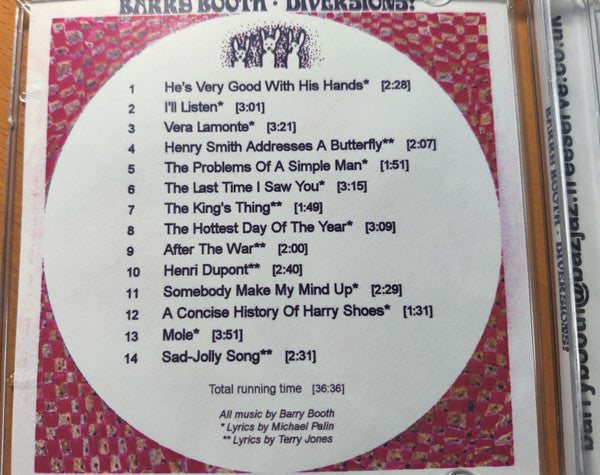 Barry Booth : Diversions! (CD-ROM, Album, RE)