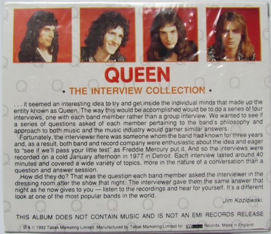Queen : The Interview Collection (4xCD, Unofficial)