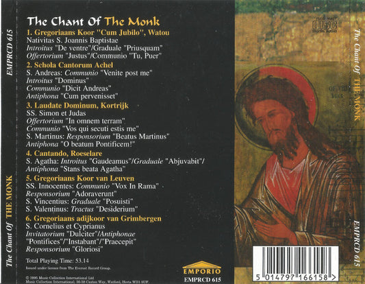 Various : The Chant Of The Monk (CD, Album, Comp)