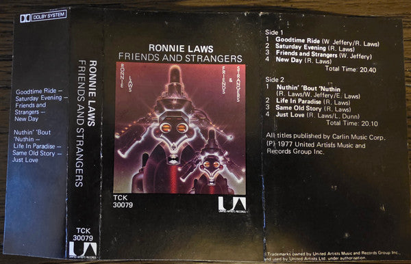 Ronnie Laws : Friends And Strangers (Cass, Album)