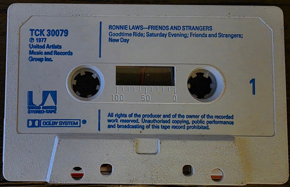 Ronnie Laws : Friends And Strangers (Cass, Album)