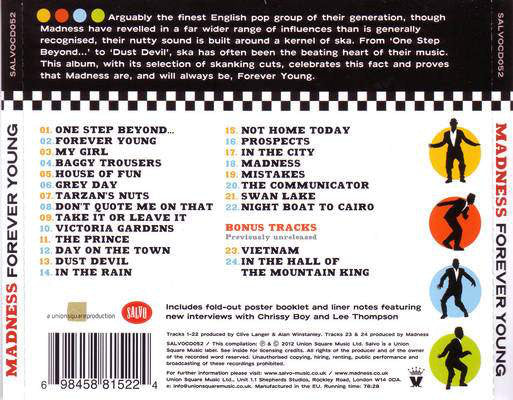 Madness : Forever Young - The Ska Collection (CD, Comp)