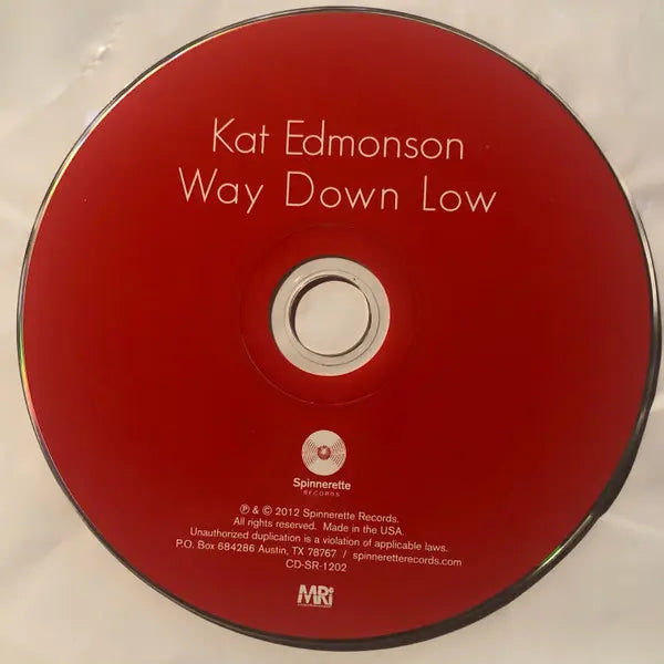Kat Edmonson : Way Down Low (CD, Album)
