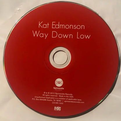 Kat Edmonson : Way Down Low (CD, Album)