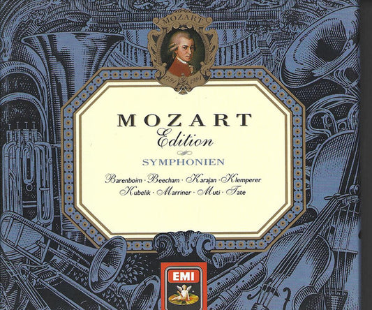 Wolfgang Amadeus Mozart, Daniel Barenboim, Sir Thomas Beecham, Herbert von Karajan, Otto Klemperer, Rafael Kubelik, Sir Neville Marriner, Riccardo Muti, Jeffrey Tate : Symphonien (4xCD, Comp)