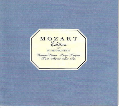 Wolfgang Amadeus Mozart, Daniel Barenboim, Sir Thomas Beecham, Herbert von Karajan, Otto Klemperer, Rafael Kubelik, Sir Neville Marriner, Riccardo Muti, Jeffrey Tate : Symphonien (4xCD, Comp)