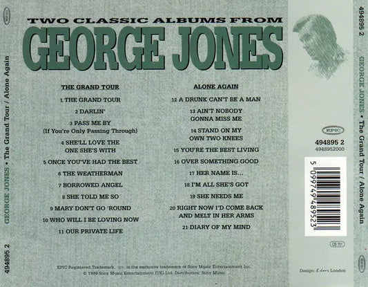 George Jones (2) : The Grand Tour / Alone Again (CD, Comp)