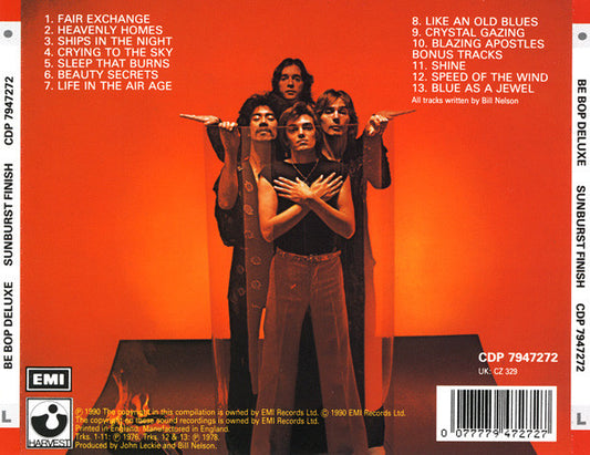 Be Bop Deluxe : Sunburst Finish (CD, Album, RE, EMI)