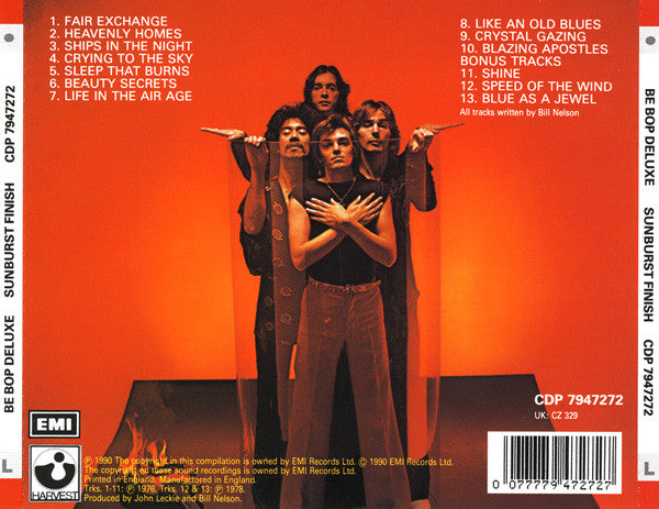 Be Bop Deluxe : Sunburst Finish (CD, Album, RE, EMI)