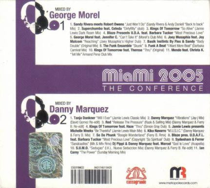 George Morel & Danny Marquez : Miami 2005 The Conference (2xCD, Comp, Mixed)