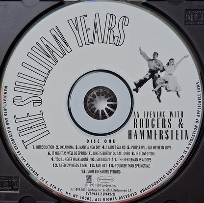 Various : The Sullivan Years - An Evening With Rodgers & Hammerstein (2xCD, Comp)