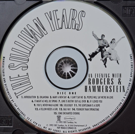 Various : The Sullivan Years - An Evening With Rodgers & Hammerstein (2xCD, Comp)