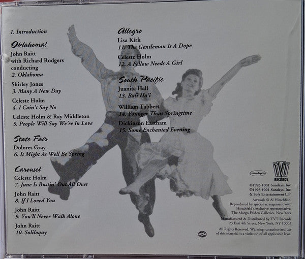 Various : The Sullivan Years - An Evening With Rodgers & Hammerstein (2xCD, Comp)