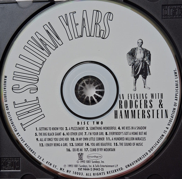 Various : The Sullivan Years - An Evening With Rodgers & Hammerstein (2xCD, Comp)