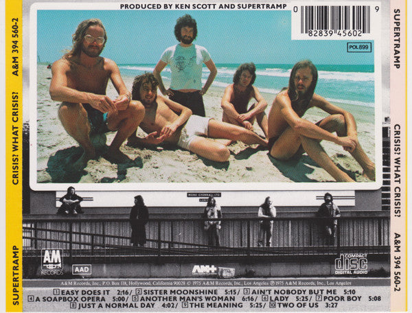Supertramp : Crisis? What Crisis? (CD, Album, RE, PMD)