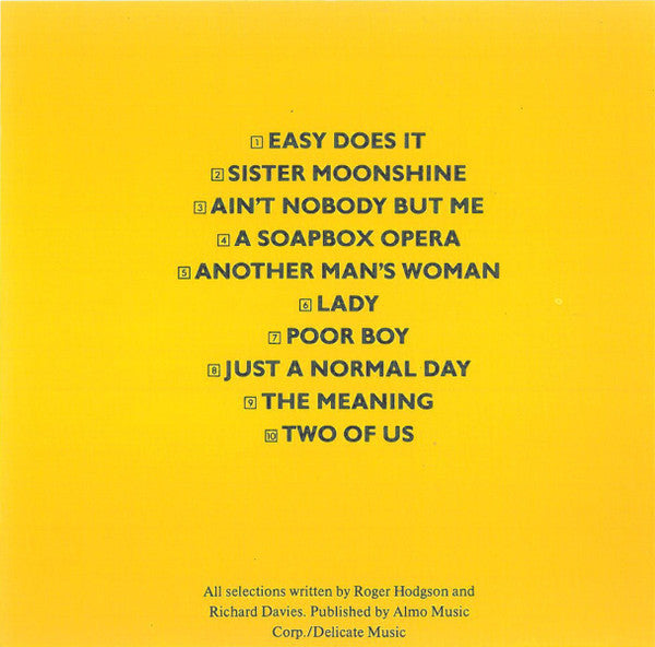 Supertramp : Crisis? What Crisis? (CD, Album, RE, PMD)