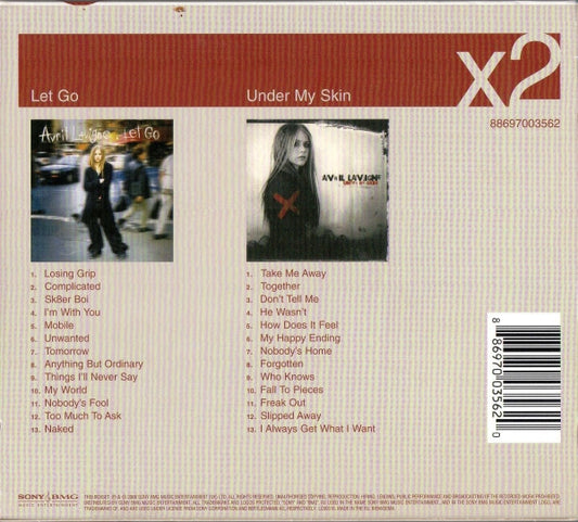 Avril Lavigne : Let Go / Under My Skin (CD, Album, Enh, RE + CD, Album, RE + Box, Comp)