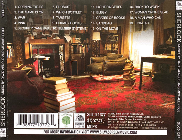 David Arnold And Michael Price (2) : Sherlock (Original Television Soundtrack Music From Series One) (CD, Album)