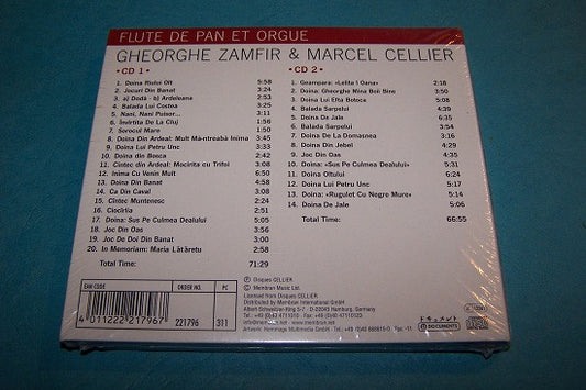 Gheorghe Zamfir & Marcel Cellier : Flute De Pan Et Orgue (2xCD, Comp)