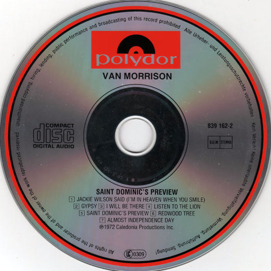 Van Morrison : Saint Dominic's Preview (CD, Album, RE)