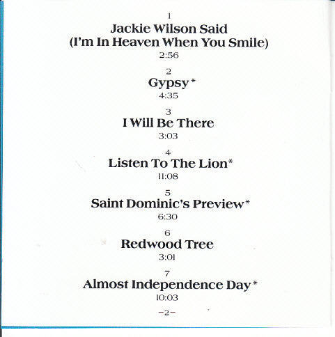 Van Morrison : Saint Dominic's Preview (CD, Album, RE)