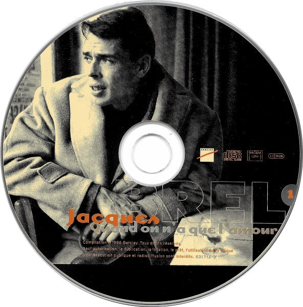 Jacques Brel : Quand On N'A Que L'Amour (2xCD, Comp)