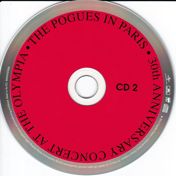 The Pogues : In Paris - 30th Anniversary Concert At The Olympia (2xCD, Album)