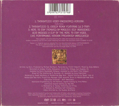 Korn : Thoughtless (DVD-V, Single)