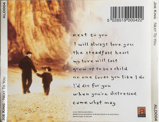 Joe King (10) : Next To You (CD, Album)
