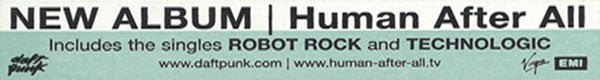 Daft Punk : Human After All (CD, Album)
