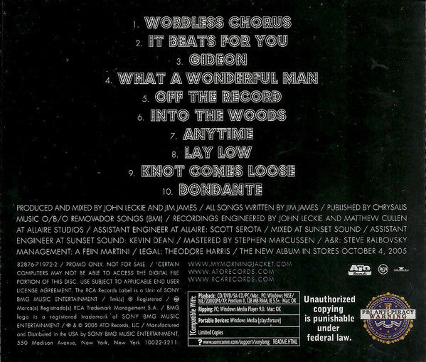 My Morning Jacket : Z (CD, Advance, Album, Copy Prot., Promo)
