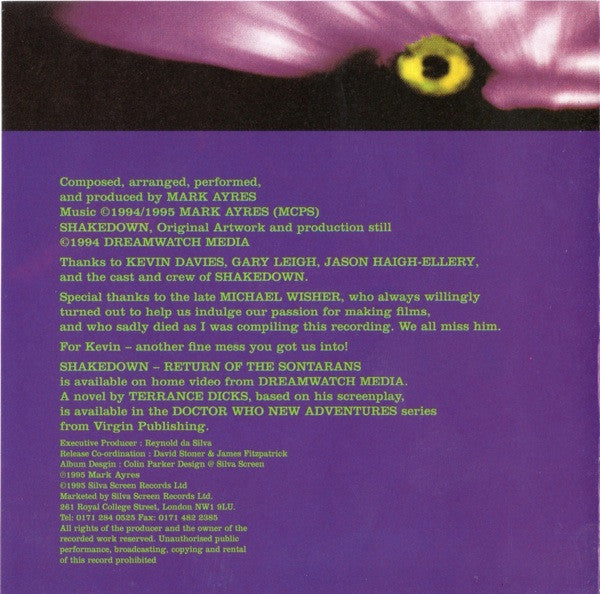 Mark Ayres : Shakedown - Return Of The Sontarans (CD, Album)