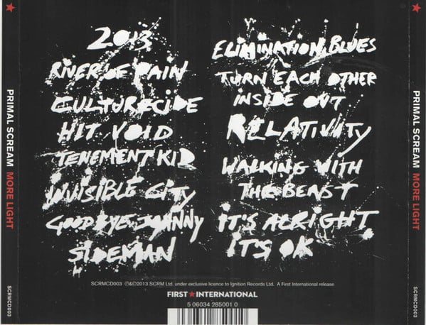 Primal Scream : More Light (CD, Album)