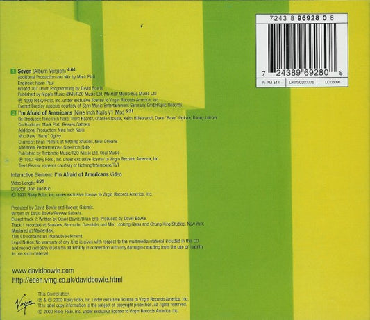 David Bowie : Seven (CD, Single, Enh, CD2)