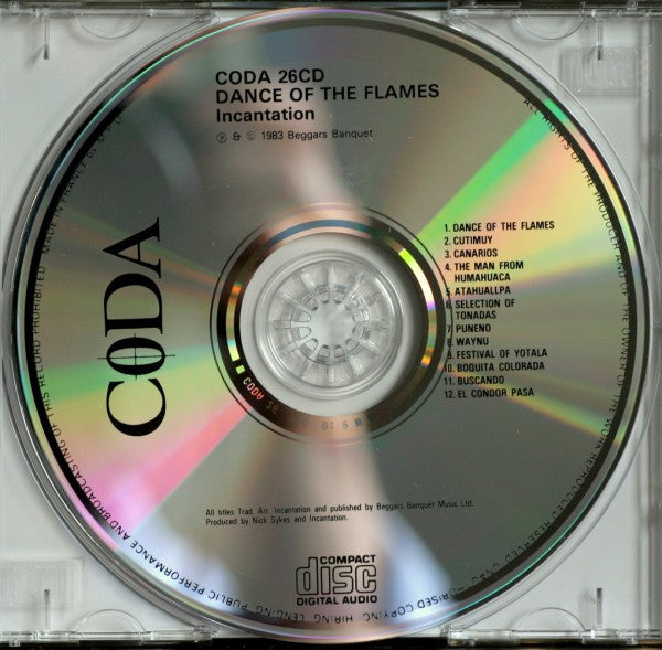 Incantation (2) : Dance Of The Flames (CD, Album)