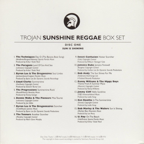Various : Trojan Sunshine Reggae Box Set (3xCD, Comp + Box + Ltd)