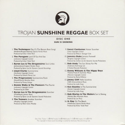 Various : Trojan Sunshine Reggae Box Set (3xCD, Comp + Box + Ltd)