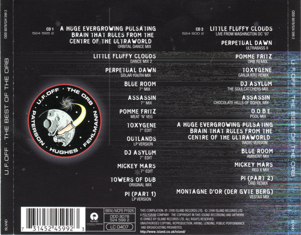 The Orb : U.F.OFF · The Best Of The Orb (2xCD, Comp, Ltd, Mixed)
