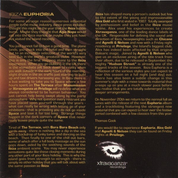 Alex Gold And Agnelli & Nelson : Ibiza Euphoria (2xCD, Mixed)