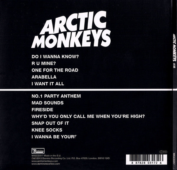 Arctic Monkeys : AM (CD, Album, Gat)