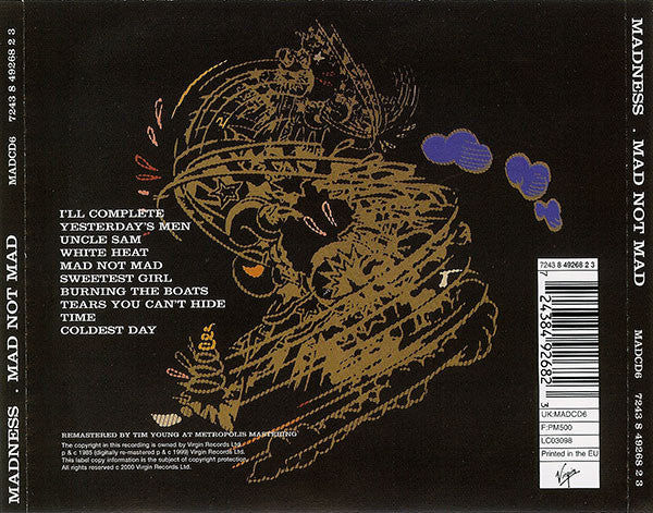 Madness : Mad Not Mad (CD, Album, Enh, RE, RM)