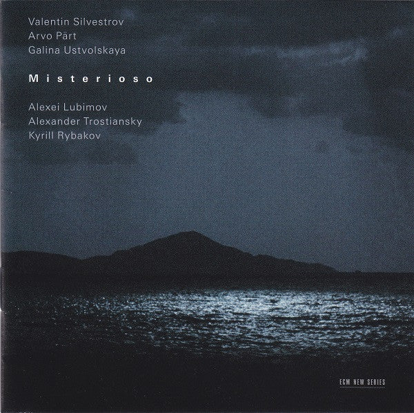 Valentin Silvestrov / Arvo Pärt / Galina Ustvolskaya - Alexei Lubimov / Alexander Trostiansky / Kyrill Rybakov : Misterioso (CD, Album)