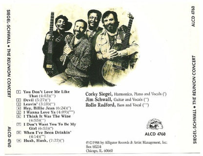 The Siegel-Schwall Band : The Reunion Concert (CD, Album)