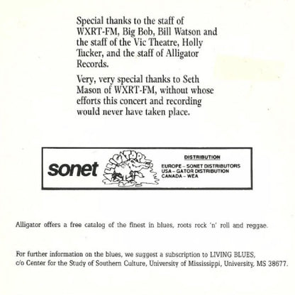 The Siegel-Schwall Band : The Reunion Concert (CD, Album)