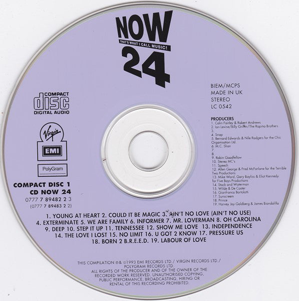 Various : Now That's What I Call Music! 24 (2xCD, Comp)
