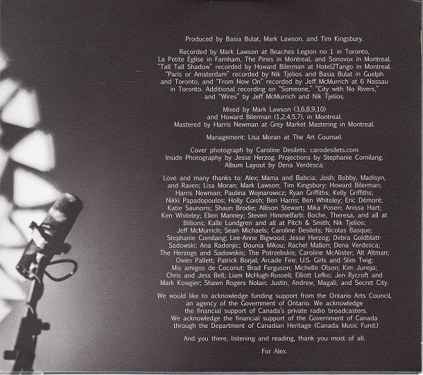 Basia Bulat : Tall Tall Shadow (CD, Album + CDr)