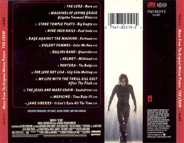 Various : The Crow (Music From The Original Motion Picture) (CD, Album)